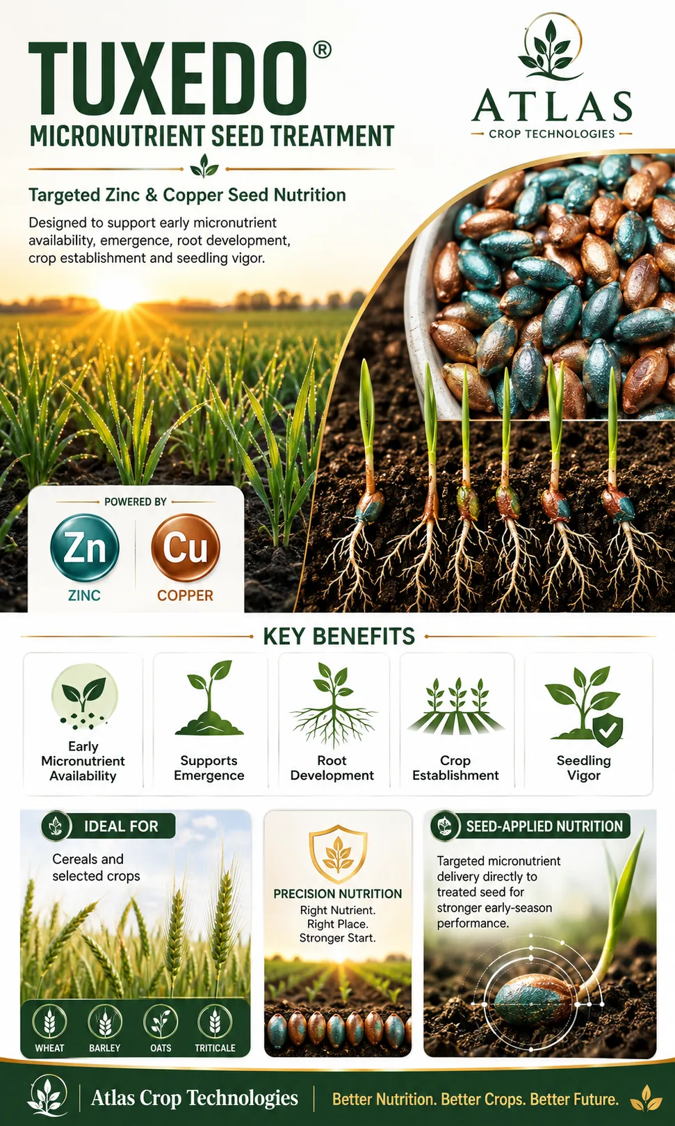 Tuxedo® micronutrient seed treatment product